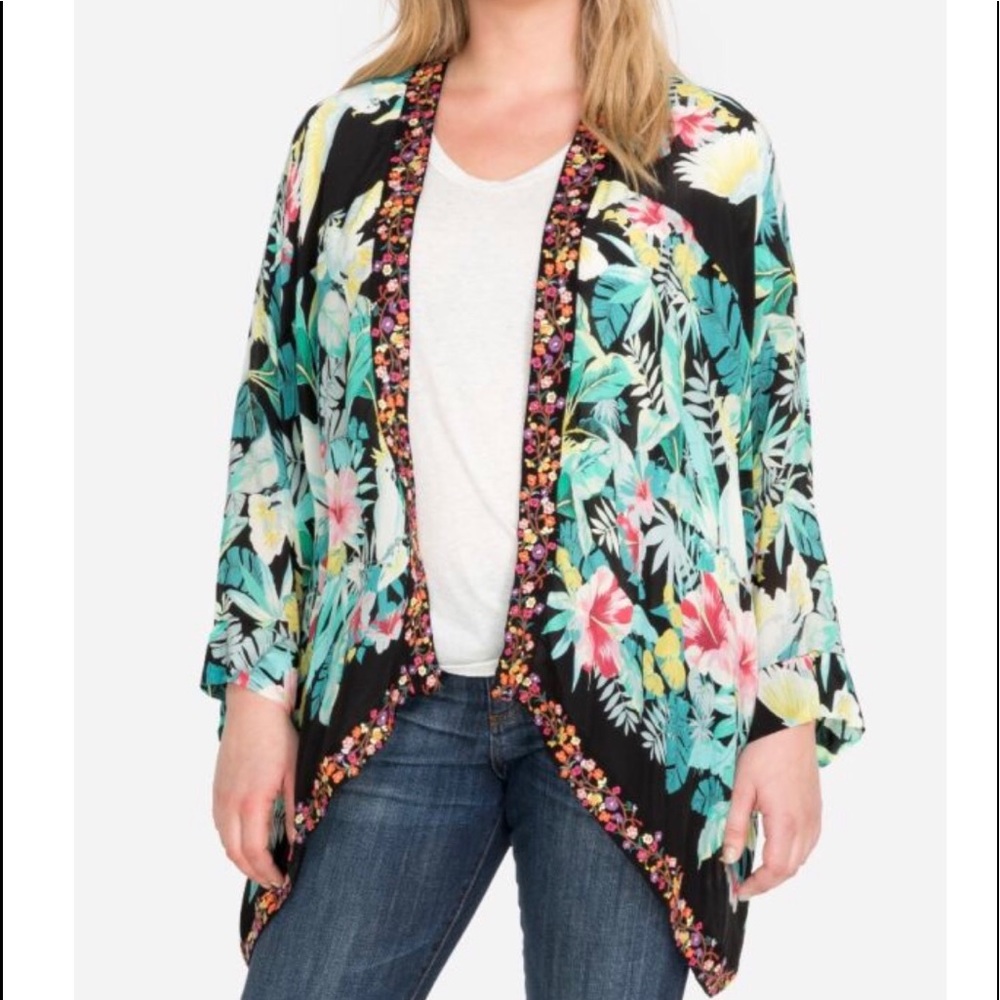 New• Johnny Was•Solomo Kimono 1X